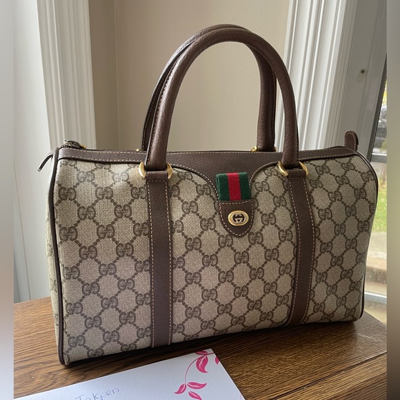 💕Vintage Gucci Boston Bag - Picture 1 of 15